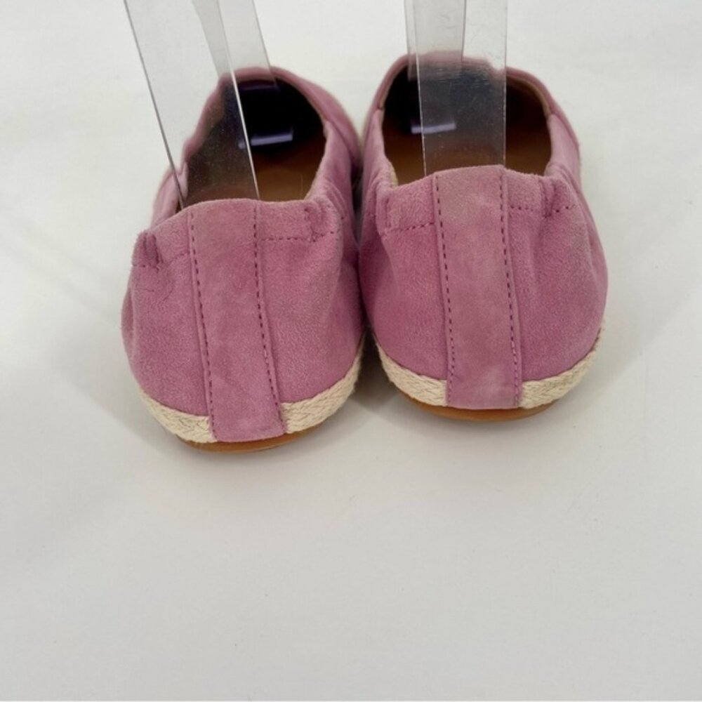 Fitflop pink suede espadrilles closed toe Size 6 - Picture 7 of 12